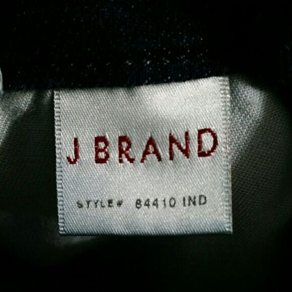 J brand Denim Womens Monroe 22" Flare Leg Mid Rise Dark Jean Size 24 in Indigo - Picture 3 of 5